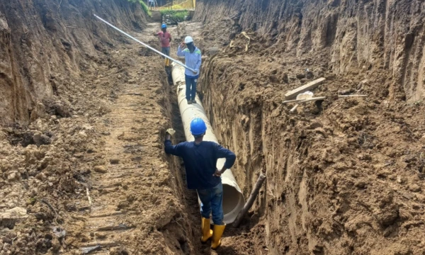 Pruebas en redes internas de acueducto y gas domiciliario en el conjunto residencial Lunamare